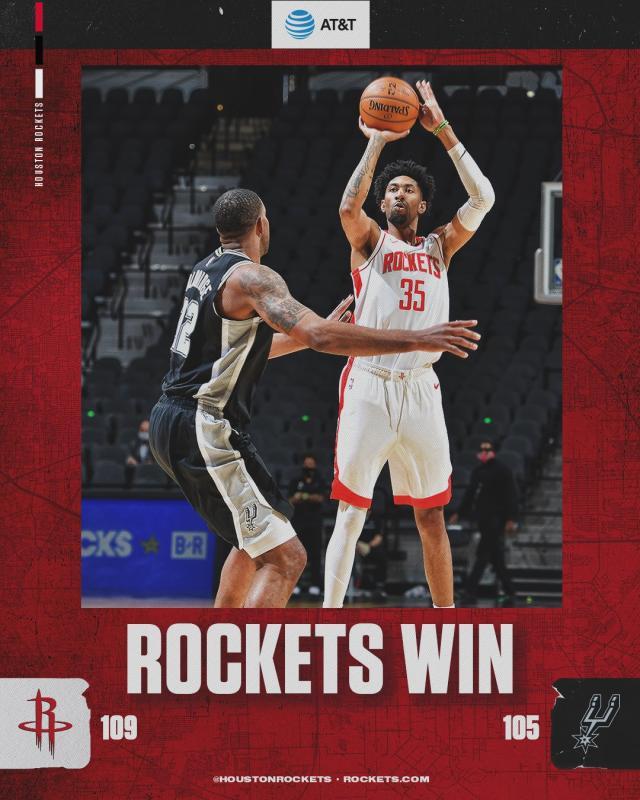 开云体育娱乐-斩获后哈登时代首胜！伍德显核心风范火箭终回正轨